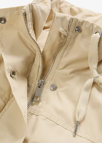 Enyhén vattázott parka kabát • világos homok • bonprix áruház