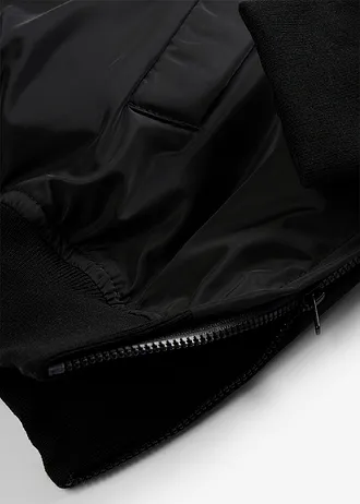 Licht gewatteerde bomber • zwart • bonprix online shop