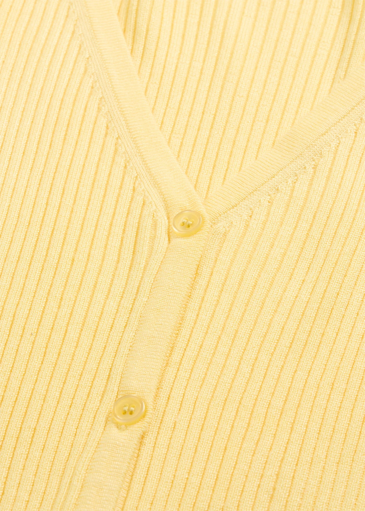 Gebreid vest met viscose • lichtgeel • bonprix online shop