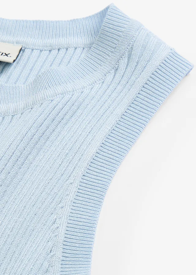 Top en maille • bleu poudré • product-page.page-title-suffix