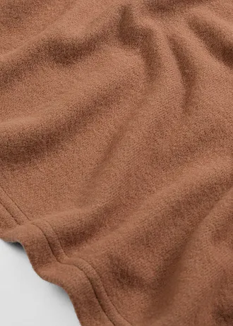 Longsleeve van een zachte viscosemix • kastanjebruin • bonprix online shop