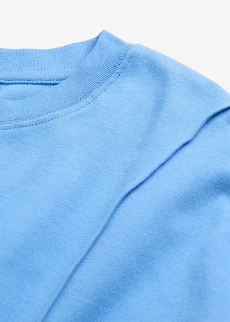 Oversize-tričko z čistej bio bavlny • stredne modrá • obchod bonprix