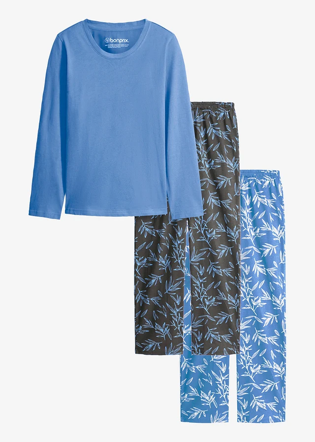 Pyjama van katoen (3-dlg. set)