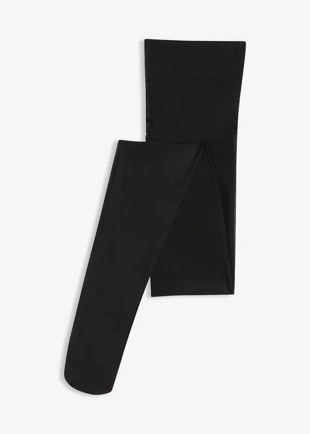 Panty met broekje en comfortband 30 DEN, Kleur: zwart