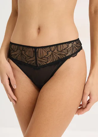 String met borduursel • zwart • bonprix online shop