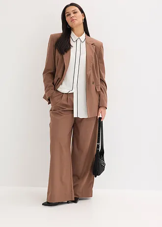 Bandplooibroek, Kleur: kastanjebruin