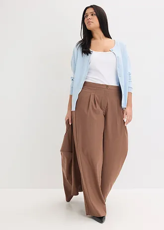 Gebreid vest in een katoenmix, Kleur: poederblauw