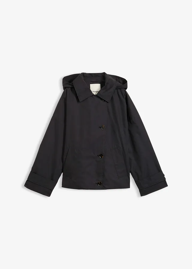 Veste oversize de mi-saison • noir • Boutique bonprix