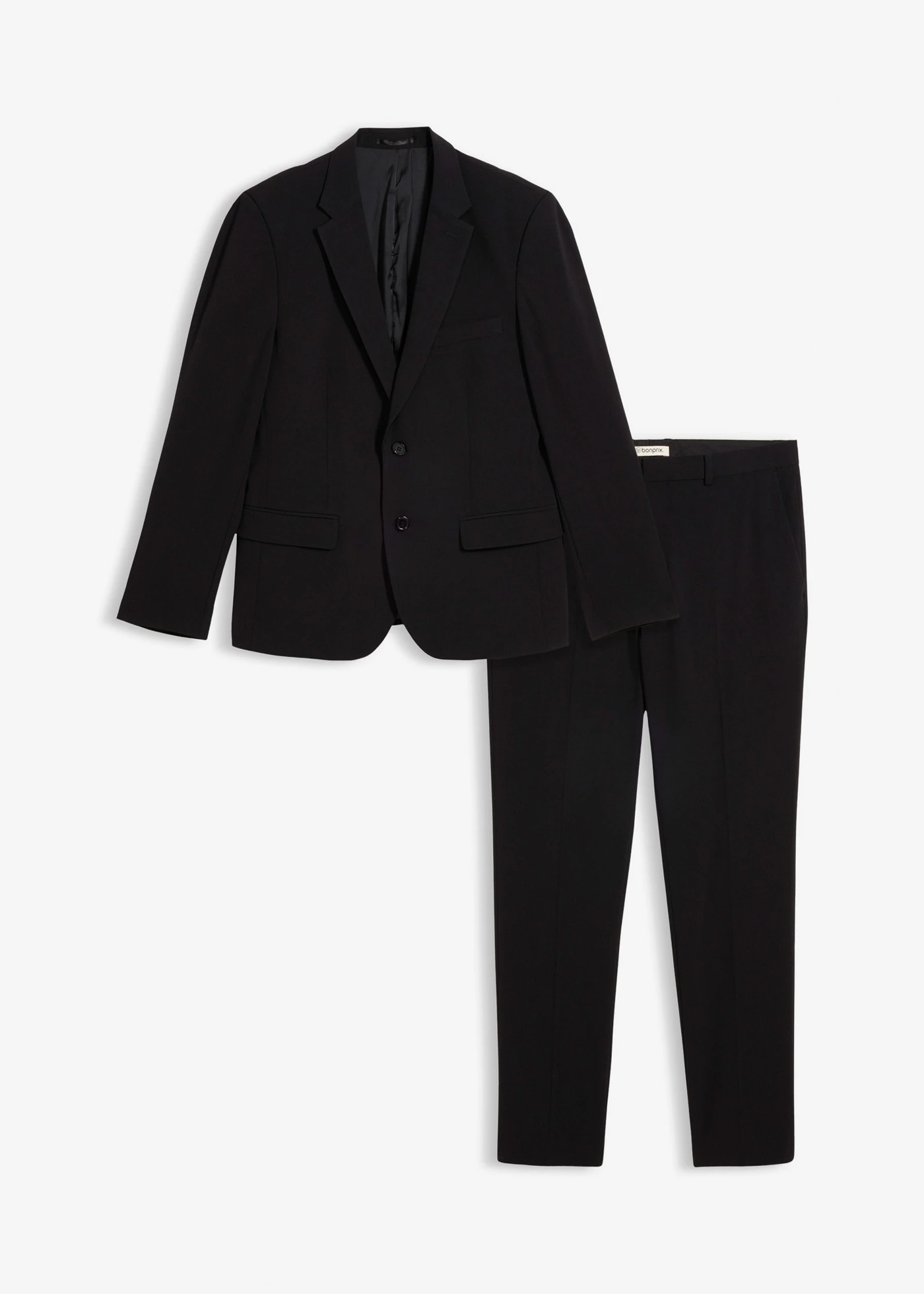 Costume 2 pièces slim très extensible • noir • Boutique bonprix