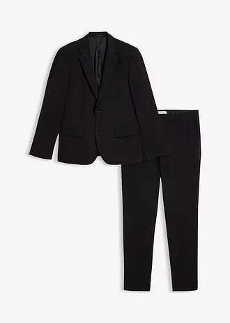 Pak (2-delig) in super stretch, slim fit • zwart • bonprix online shop