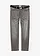 Regular fit jeans met riem, straight, Kleur: grey denim