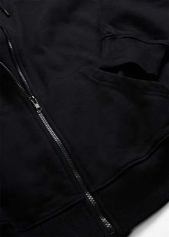 2-in-1 hoodie met baby-inzet voor heren van zacht katoen • zwart • bonprix online shop