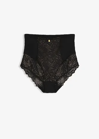 Medium corrigerende hipster met kant • zwart • bonprix online shop