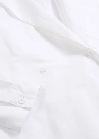 Lange blouse, Kleur: wit