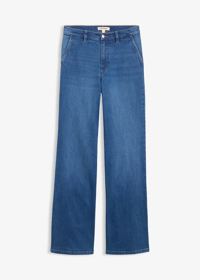 Wide Leg farmer, High Waist, bio-pamut