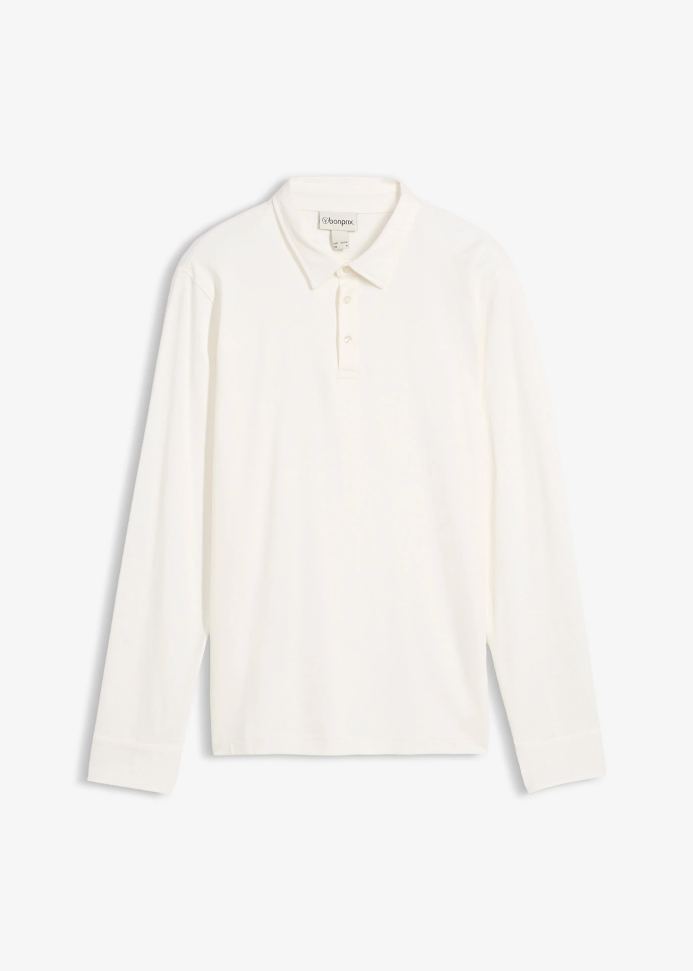 Poloshirt van puur katoen • wolwit • bonprix online shop