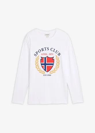 T-shirt manches longues 100% coton