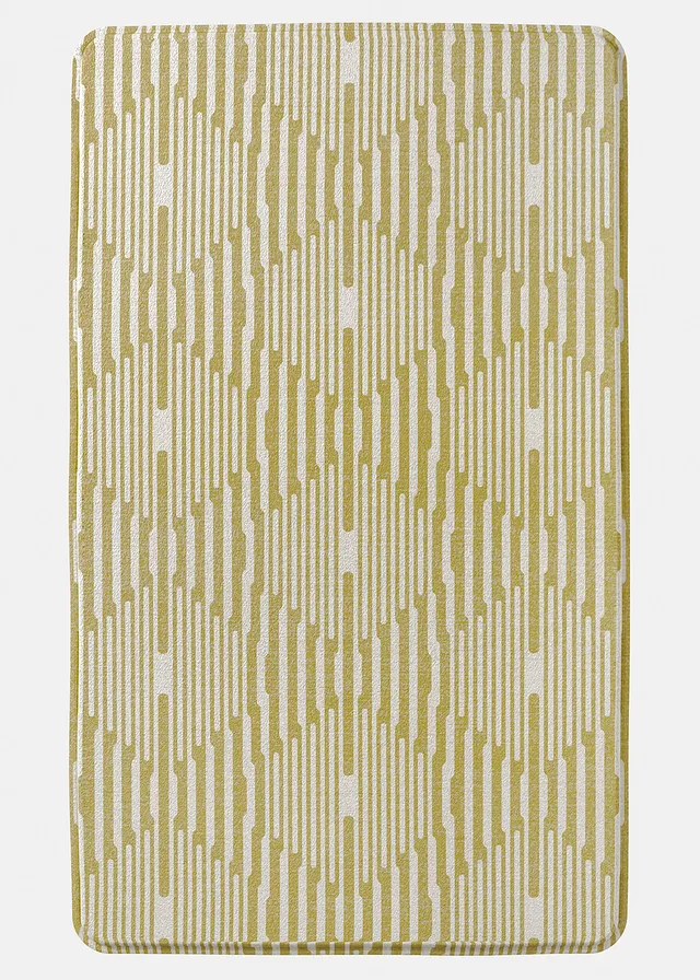 Tapis de bain à mémoire de forme • jaune clair graphique • Boutique bonprix