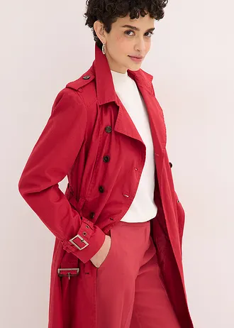 Lichte Marlene Dietrich broek met viscose • kersenrood • bonprix online shop