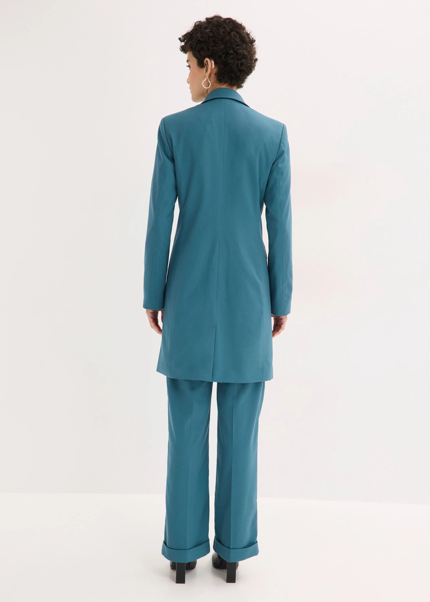 Blazer lung • verde-piper • magazin bonprix