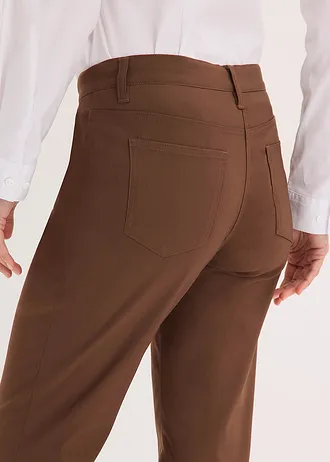 Pantaloni bootcut cu stretch • maro • magazin bonprix