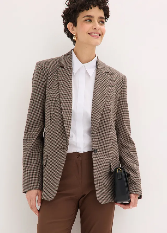 Pantalon extensible, bootcut • marron • product-page.page-title-suffix