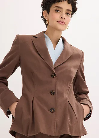 Blazer cu pense • maro • magazin bonprix