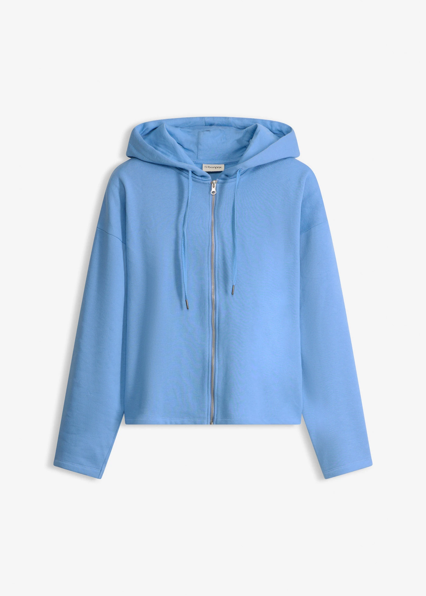 Sweat zippé coton • bleu moyen • Boutique bonprix