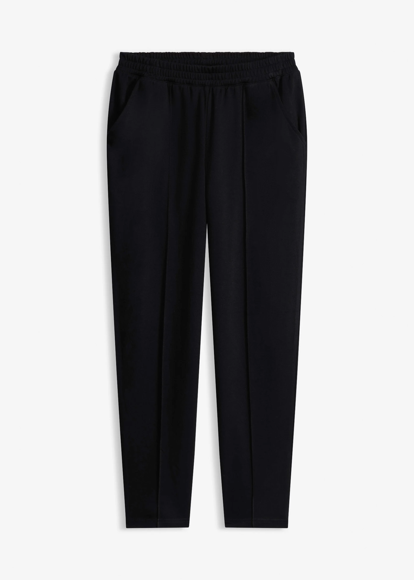 Instapbroek met bies • zwart • bonprix online shop