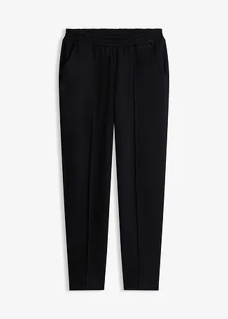 Pantaloni din jerse cu dungă, fără încheiere