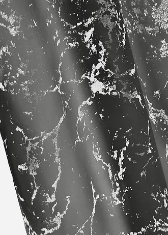 Rideau occultant toucher velours à imprimé brillant (1 pce) • gris foncé argenté • Boutique bonprix