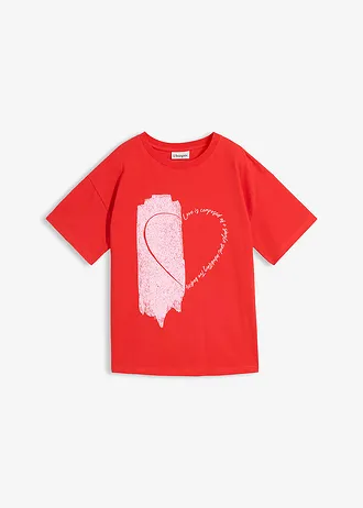 T-shirt oversize en coton extensible