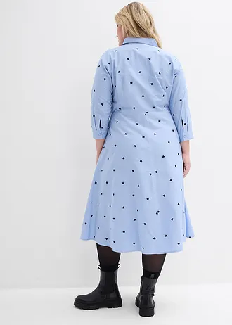 Overhemdjurk, Kleur: parelblauw