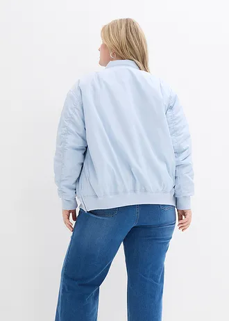 Licht gewatteerde bomber, Kleur: poederblauw