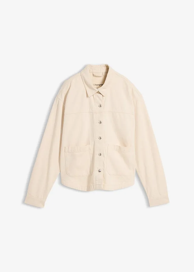 Geacă de blugi denim, în stil „shaket” • necolorat • magazin bonprix