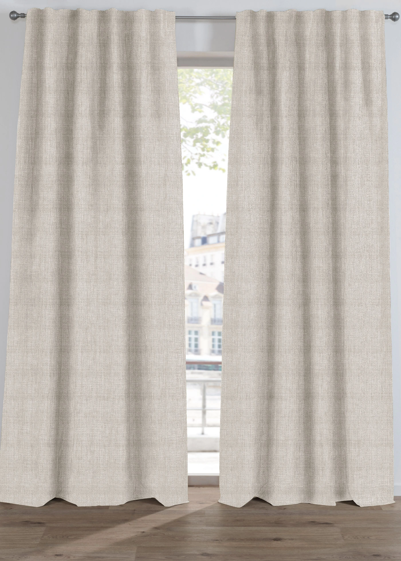 Rideau obscurcissant finement texturé (1 pce) • beige • Boutique bonprix