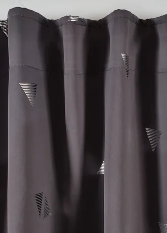 Rideau panneau obscurcissant, aussi en extra long (1 pce) • gris/argenté • Boutique bonprix