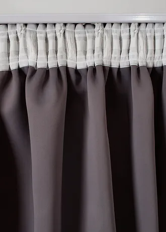 Rideau panneau obscurcissant, aussi en extra long (1 pce) • gris/argenté • Boutique bonprix