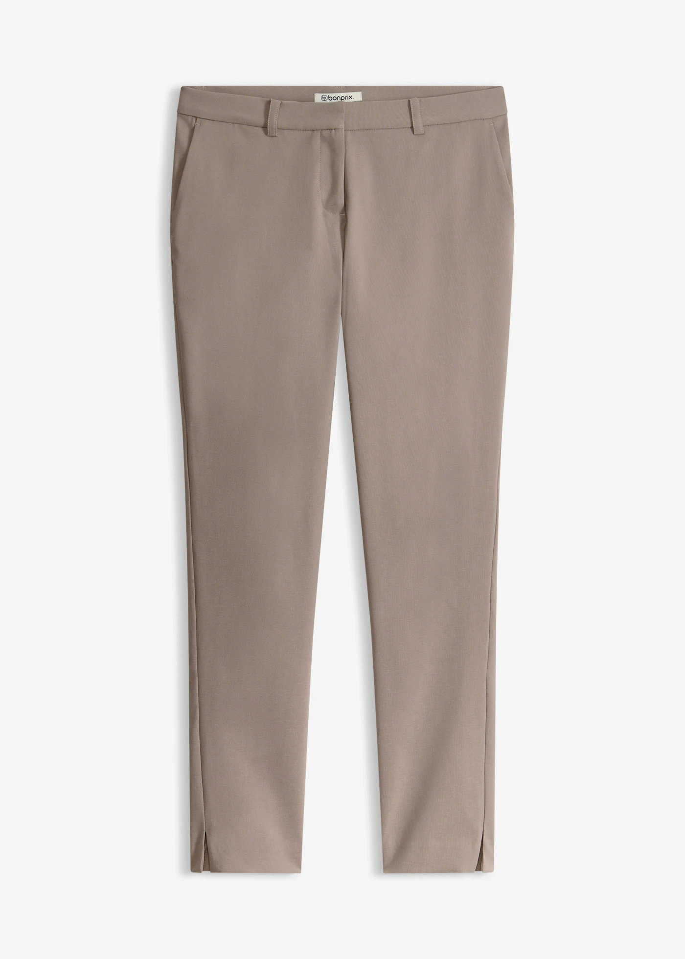 Pantalon en bengaline extensible • taupe • Boutique bonprix