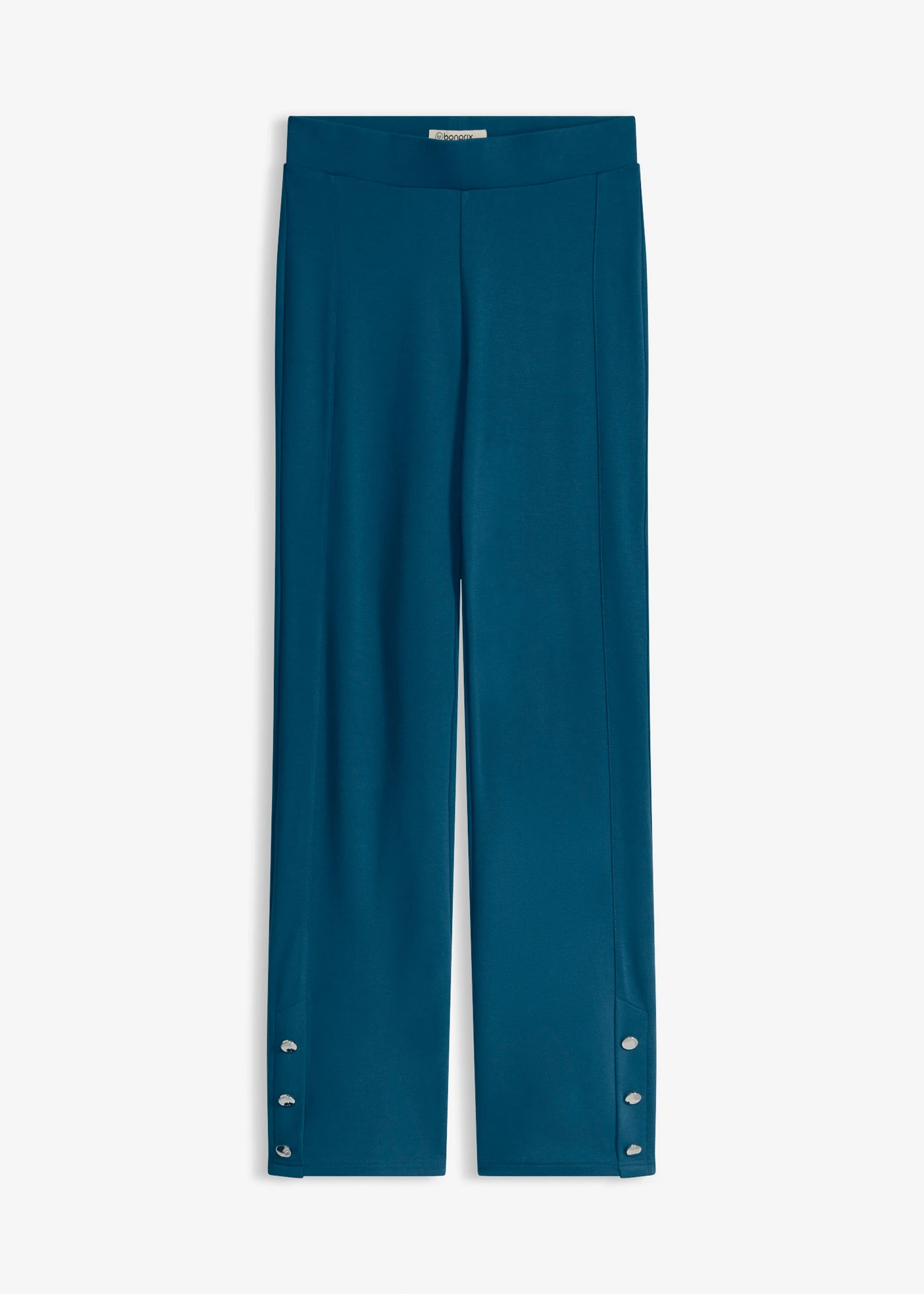 Pantaloni din jerse din Punto di Roma • albastru-petrol • magazin bonprix