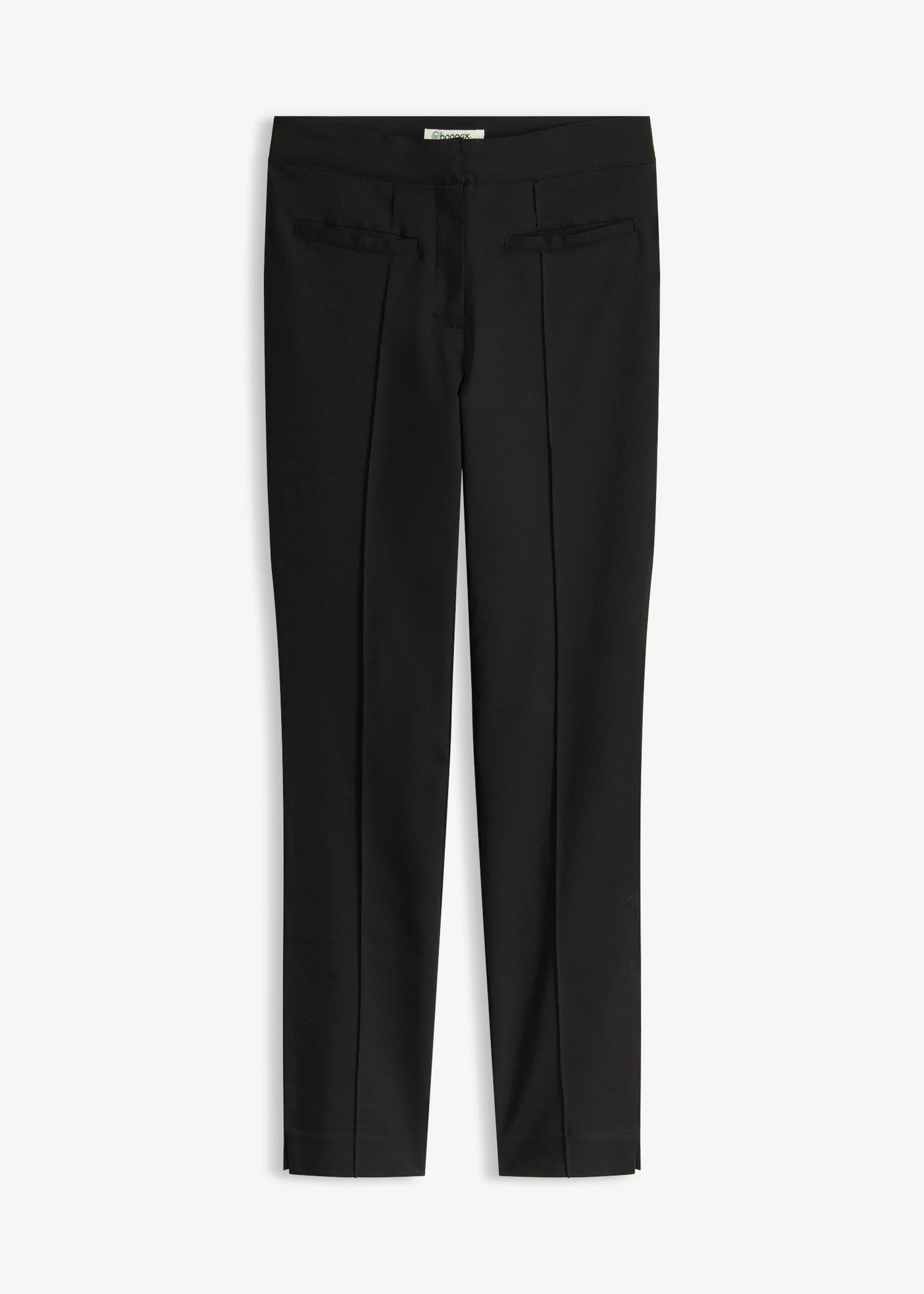 Pantaloni fără încheiere din bengalină • negru • magazin bonprix