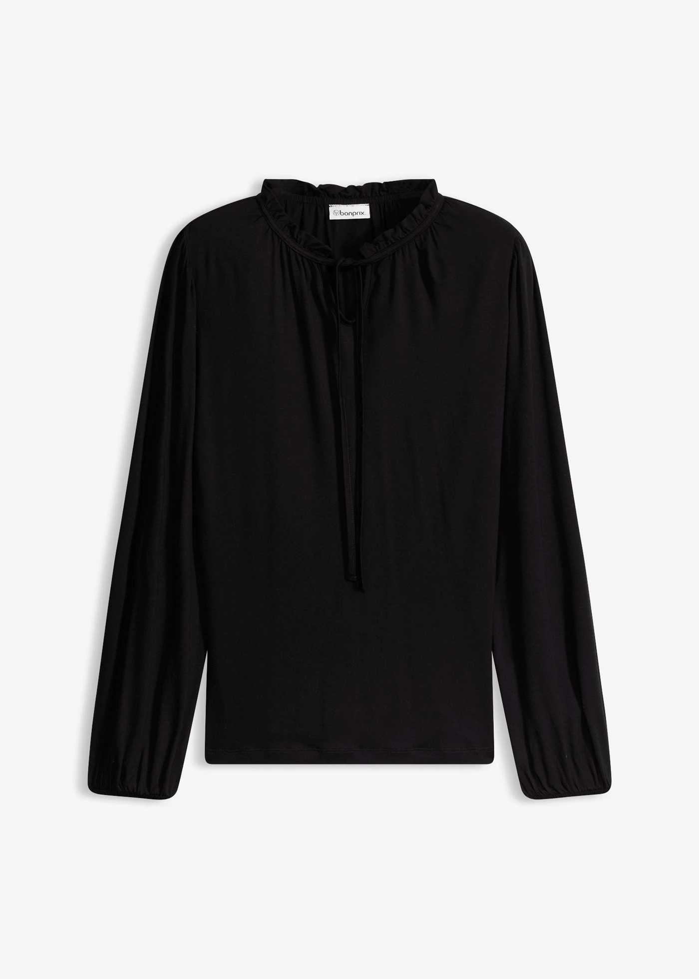Longsleeve van viscosemix • zwart • bonprix online shop