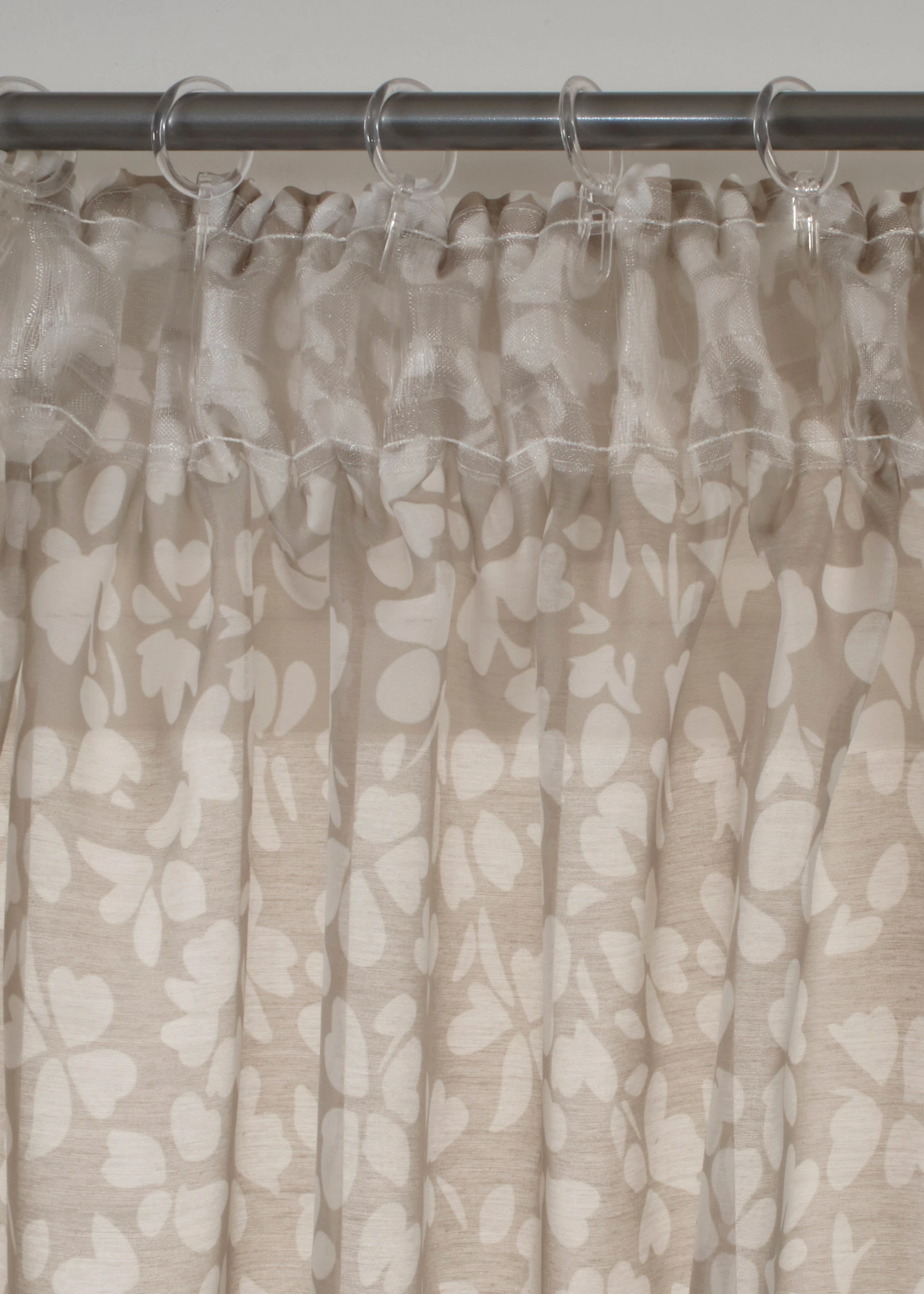 Lot de 2 voilages en batiste • beige-blanc • Boutique bonprix