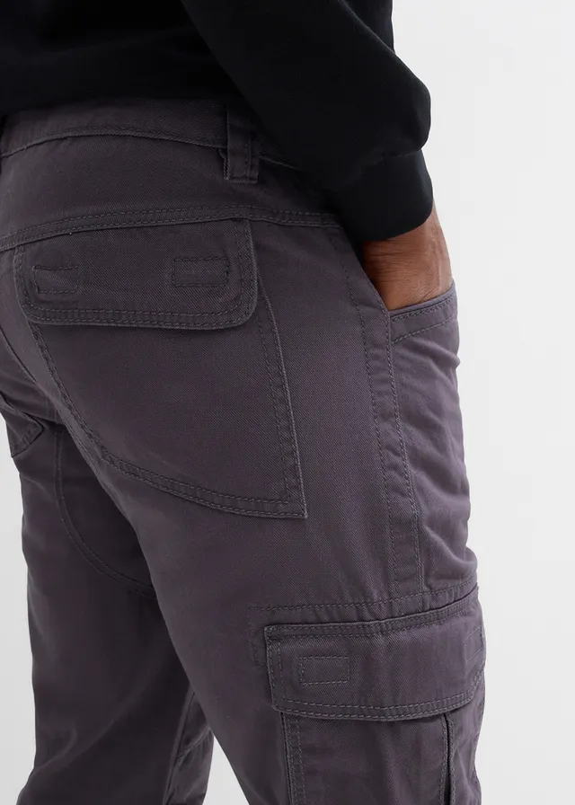 Pantalon cargo loose et droit • gris ardoise • product-page.page-title-suffix