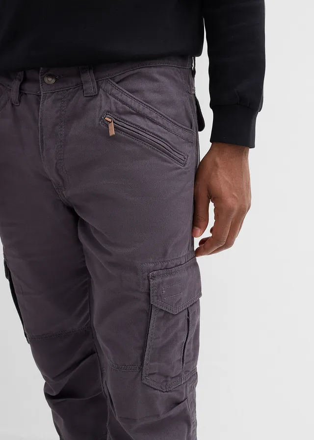 Pantalon cargo loose et droit • gris ardoise • product-page.page-title-suffix