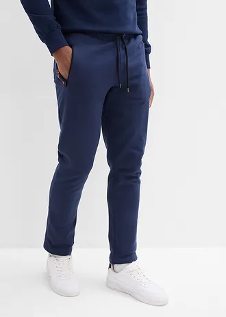Pantalon de jogging avec poches zippées, Couleur: bleu foncé