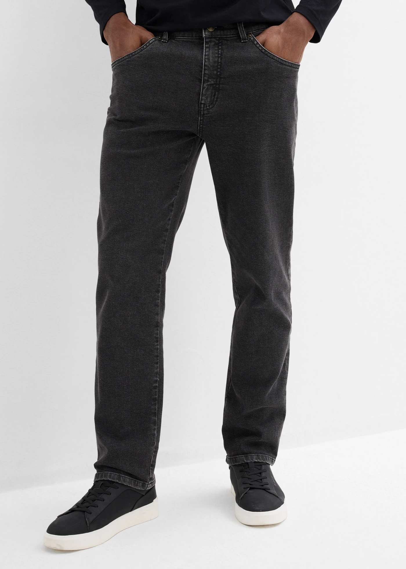 Classic fit jeans, straight • zwart • bonprix online shop