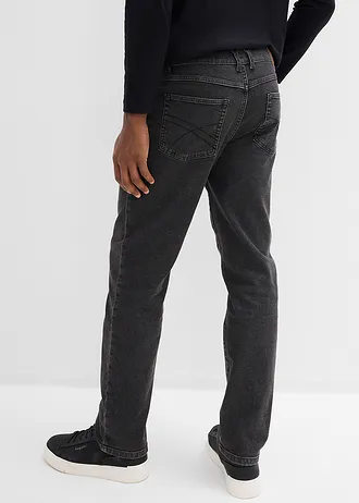 Classic fit jeans, straight, Kleur: zwart