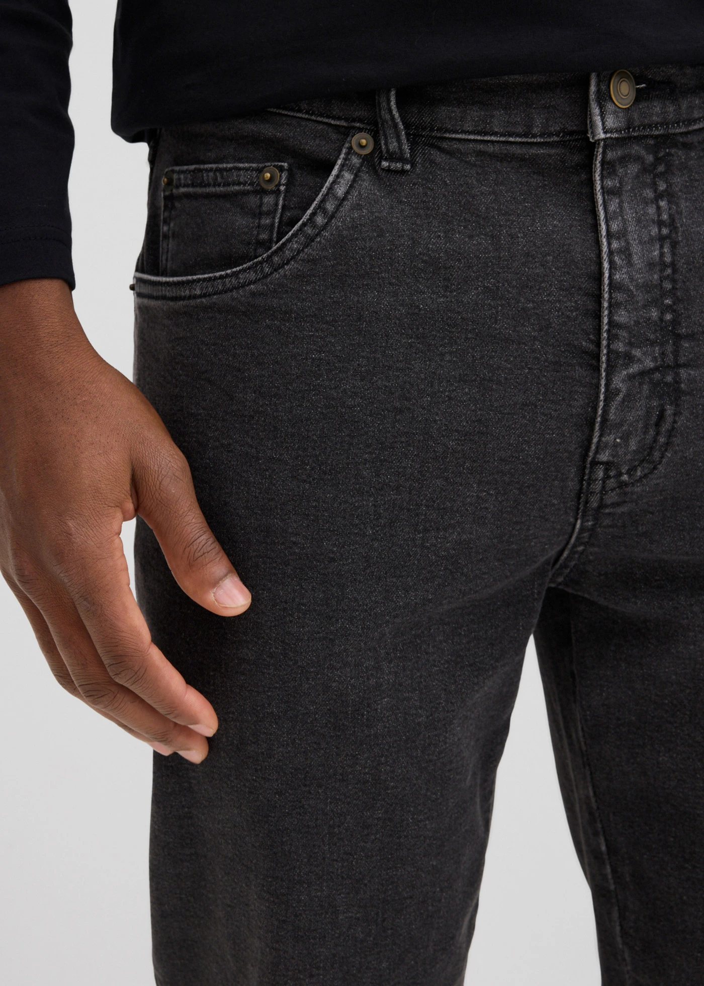 Jean droit classique • noir • Boutique bonprix