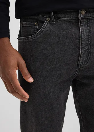 Classic fit jeans, straight • zwart • bonprix online shop